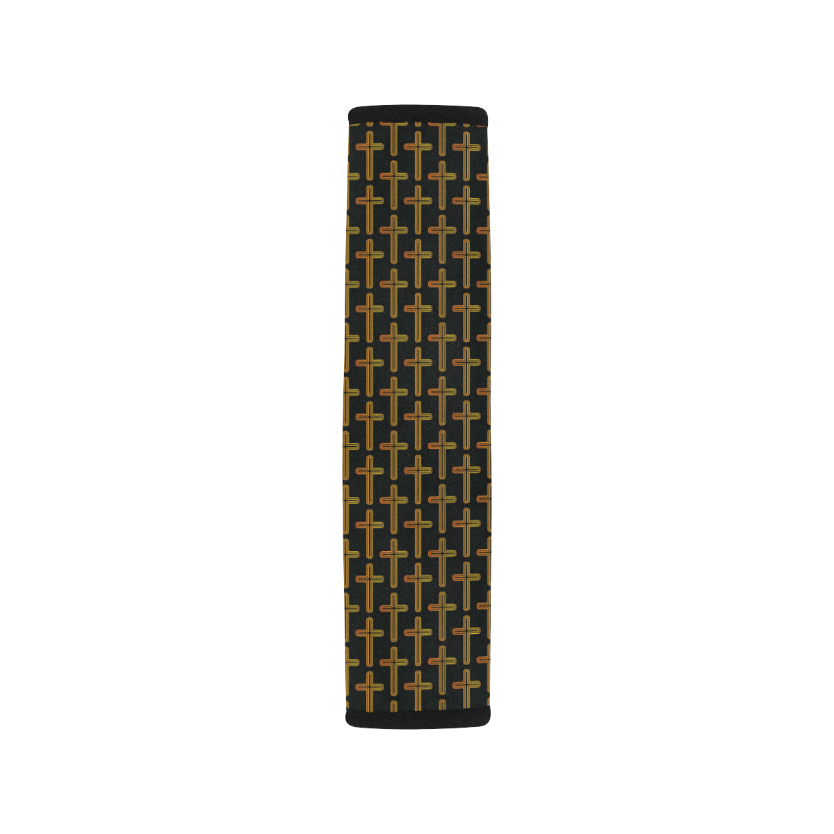 Cross Pattern Print Design 02 Car Seat Belt Cover