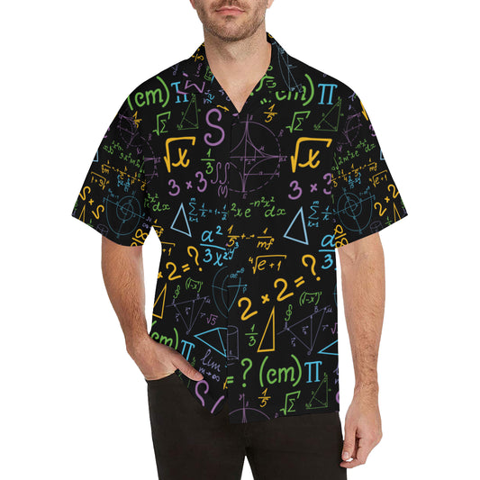 Math Pattern Print Design 03 Men's Hawaiian Shirt