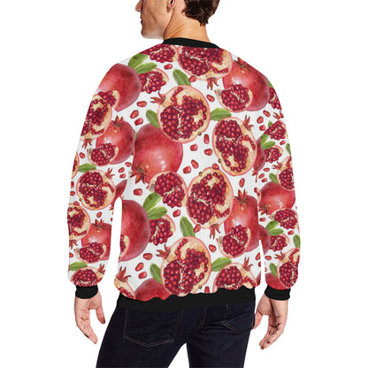 Pomegranate Pattern Print Design PG03 Men Long Sleeve Sweatshirt