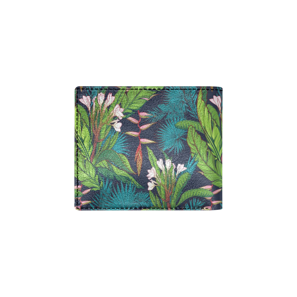 Rainforest Pattern Print Design RF01 Men's ID Card Wallet