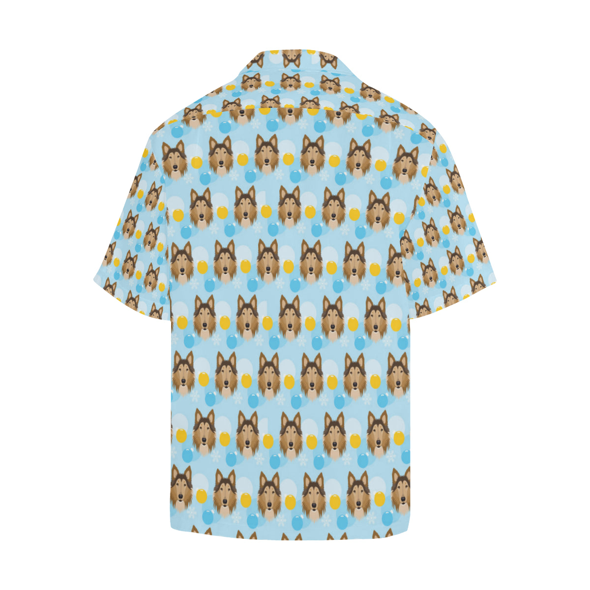 Collies Pattern Print Design 02 Men's Hawaiian Shirt