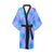 Mermaid Scales Pattern Print Design 04 Women's Short Kimono