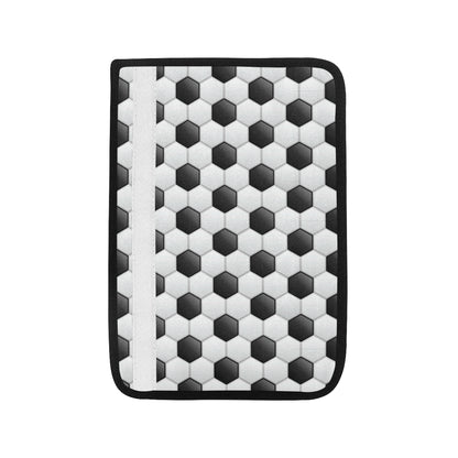 Soccer Ball Texture Print Pattern Car Seat Belt Cover
