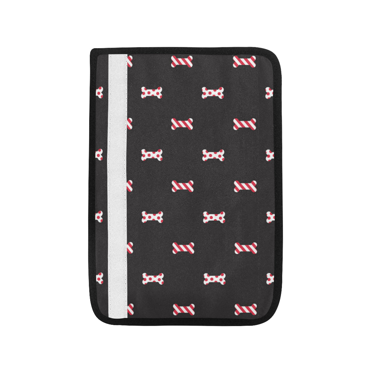 Dog Bone Pattern Print Design 04 Car Seat Belt Cover