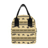 Horse Pattern Prnt Insulated Lunch Bag