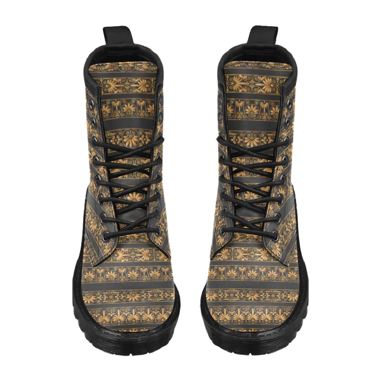 Ancient Greek Print Design LKS303 Women's Boots