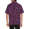 Zebra Pink Print Design LKS304 Men's Hawaiian Shirt