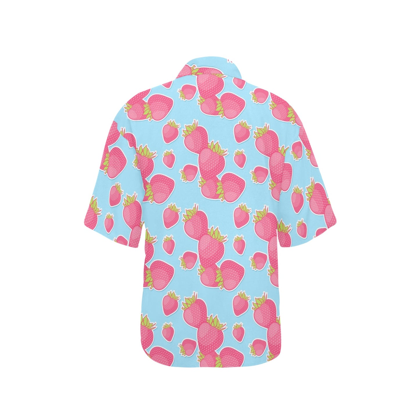 Strawberry Pattern Print Design SB04 Women's Hawaiian Shirt