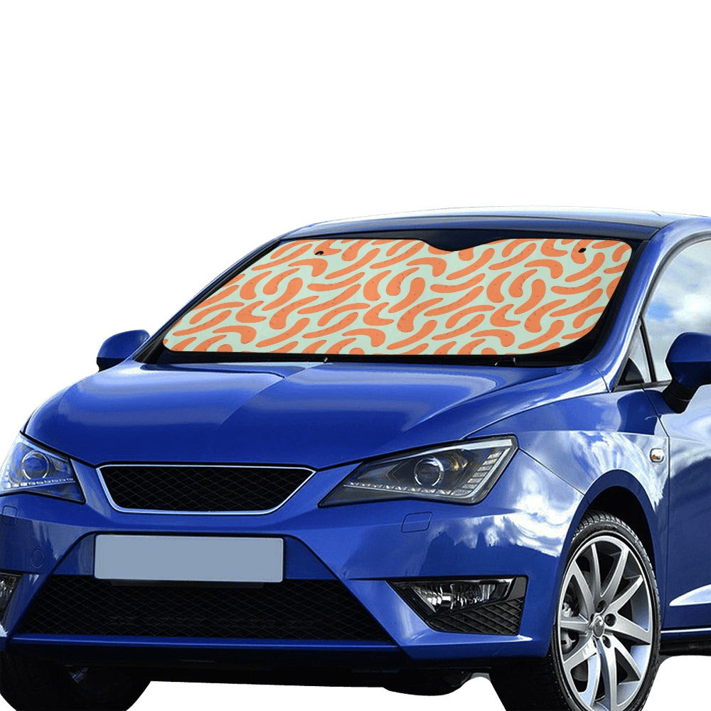 Sausage Print Design LKS304 Car front Windshield Sun Shade