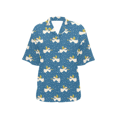 Angel Pattern Print Design 08 Women's Hawaiian Shirt