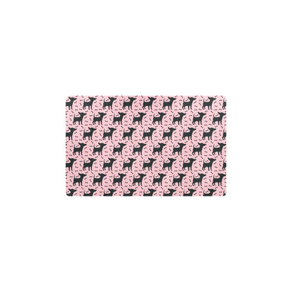Chihuahua Pink Print Pattern Kitchen Mat