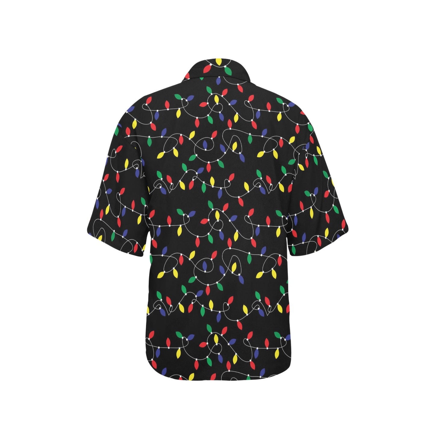 Christmas Light Pattern Print Design 04 Women's Hawaiian Shirt