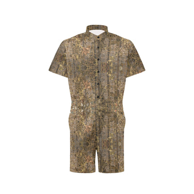 Camouflage Realtree Pattern Print Design 01 Men's Romper