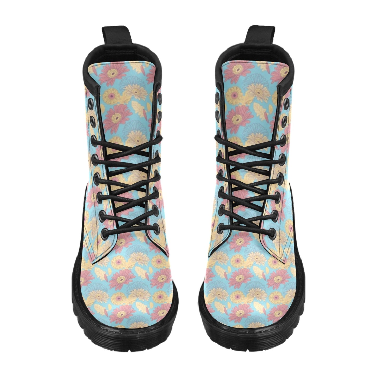 Gerberas Pattern Print Design GB04 Women's Boots
