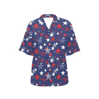 Star Print Design LKS304 Women's Hawaiian Shirt