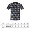 Skull 3D Colorful Print Design LKS309 Men's All Over Print T-shirt