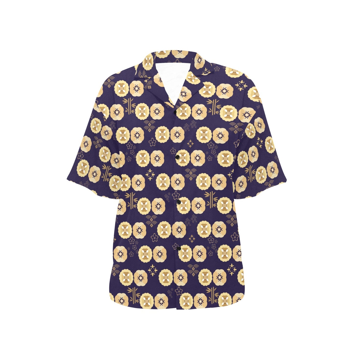 Sakura Print Design LKS303 Women's Hawaiian Shirt