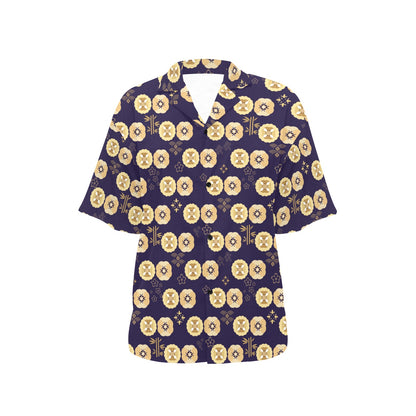 Sakura Print Design LKS303 Women's Hawaiian Shirt