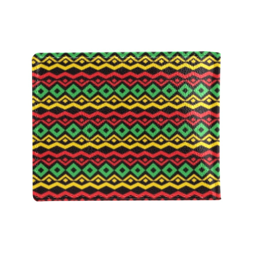 Rasta Reggae Color Themed Men's ID Card Wallet