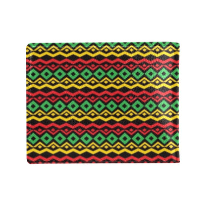Rasta Reggae Color Themed Men's ID Card Wallet
