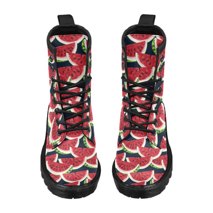 Watermelon Pattern Print Design WM011 Women's Boots