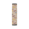 Dachshund Pattern Print Design 03 Car Seat Belt Cover