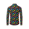 Chakra Pattern Print Design 01 Men's Long Sleeve Shirt