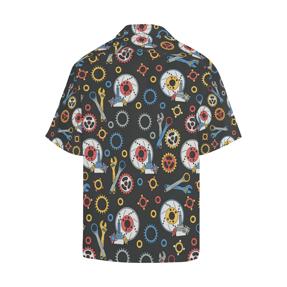 Mechanic Pattern Print Design 01 Men's Hawaiian Shirt