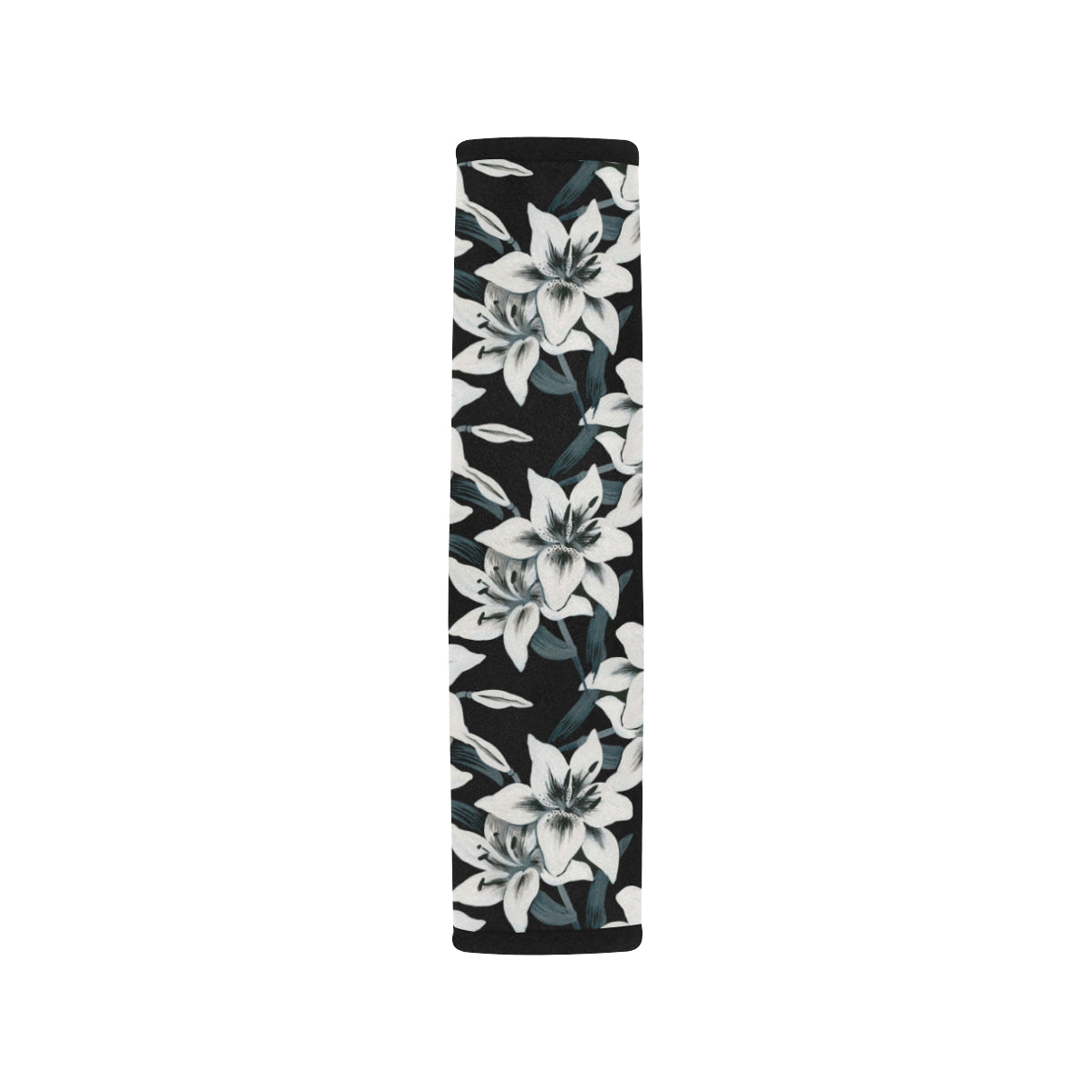Lily Pattern Print Design 03 Car Seat Belt Cover