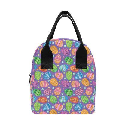Easter Eggs Pattern Print Design RB010 Insulated Lunch Bag