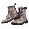 Camouflage Realistic Tree Leaf Print Women's Boots