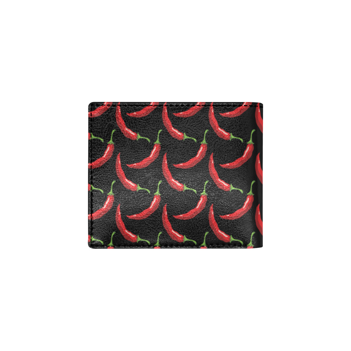 Chilli Pepper Pattern Print Design 01 Men's ID Card Wallet