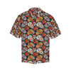 Sugar Skull Print Design LKS306 Men's Hawaiian Shirt