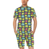 Elephant Neon Color Print Pattern Men's Romper