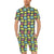 Elephant Neon Color Print Pattern Men's Romper