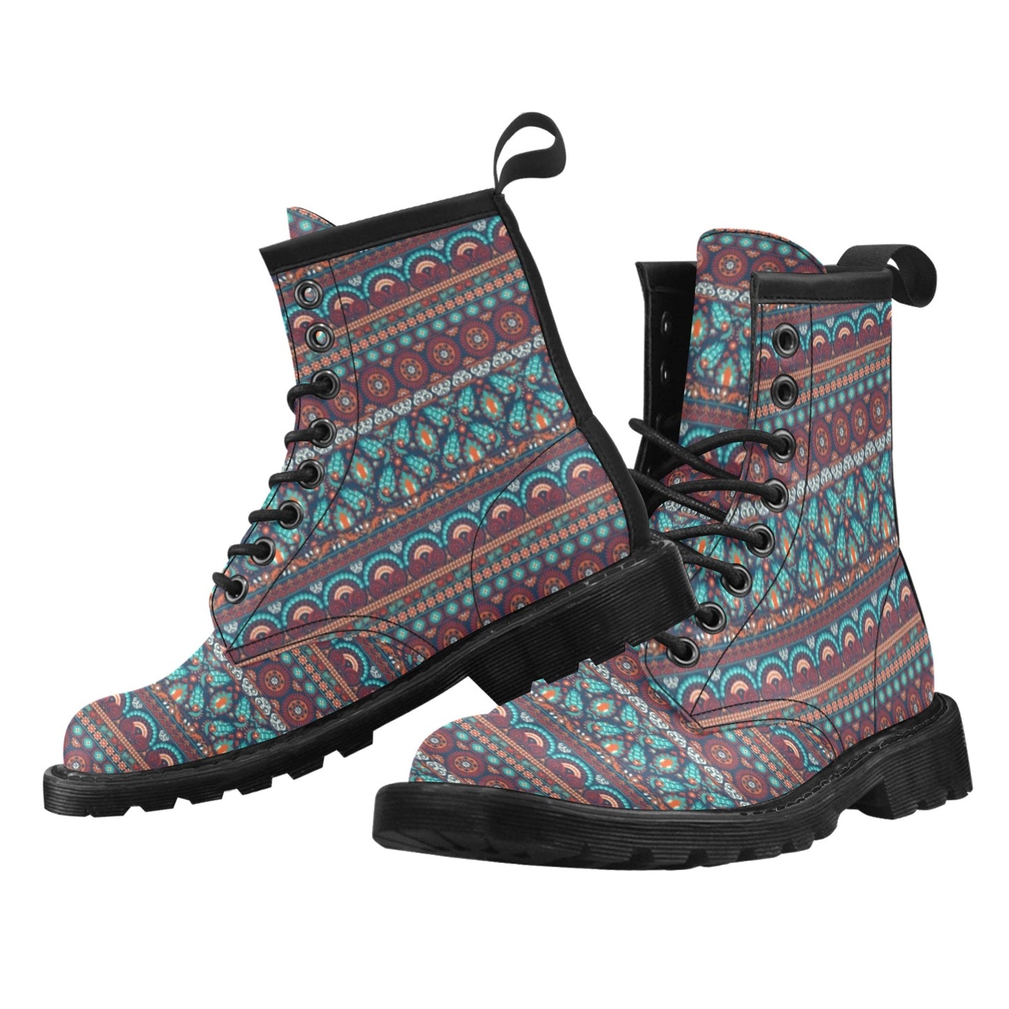 Suzani Print Design LKS302 Women's Boots