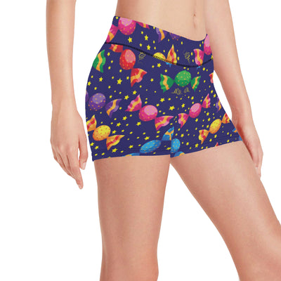 Candy Pattern Print Design CA06 Yoga Shorts