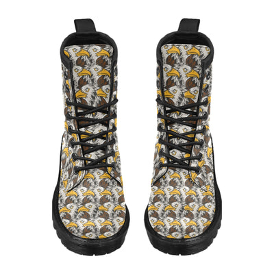 Eagles Head Pattern Women's Boots