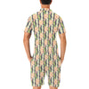 Cactus Pattern Print Design 01 Men's Romper