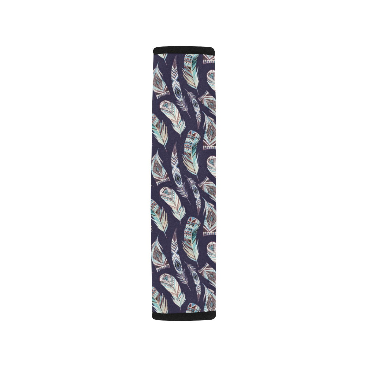 Feather Vintage Boho Design Print Car Seat Belt Cover