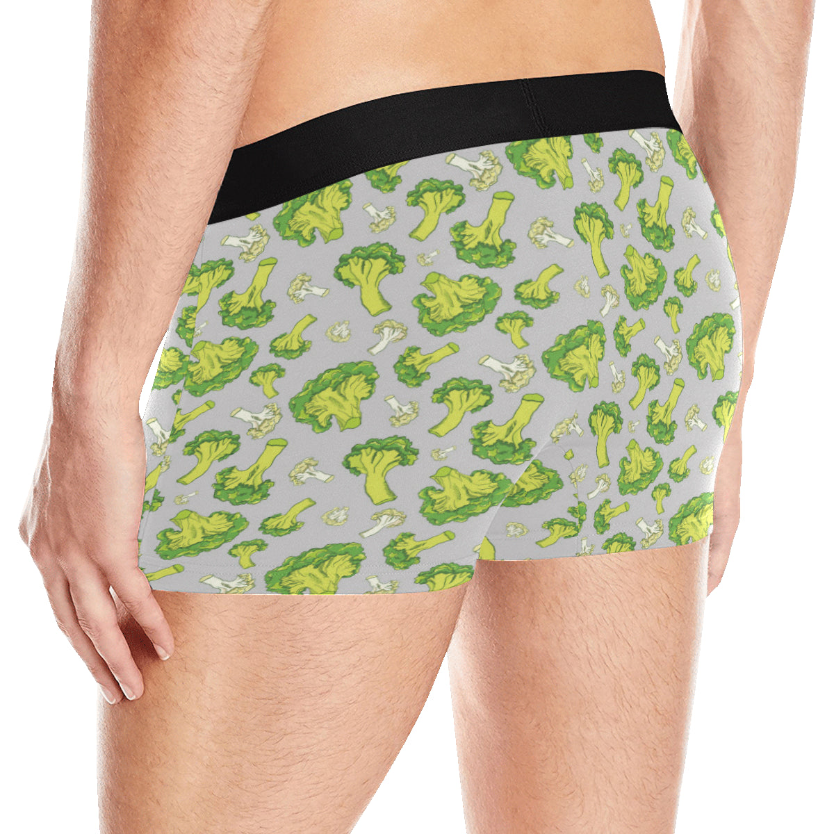 Broccoli Pattern Print Design 03 Men's Boxer Briefs