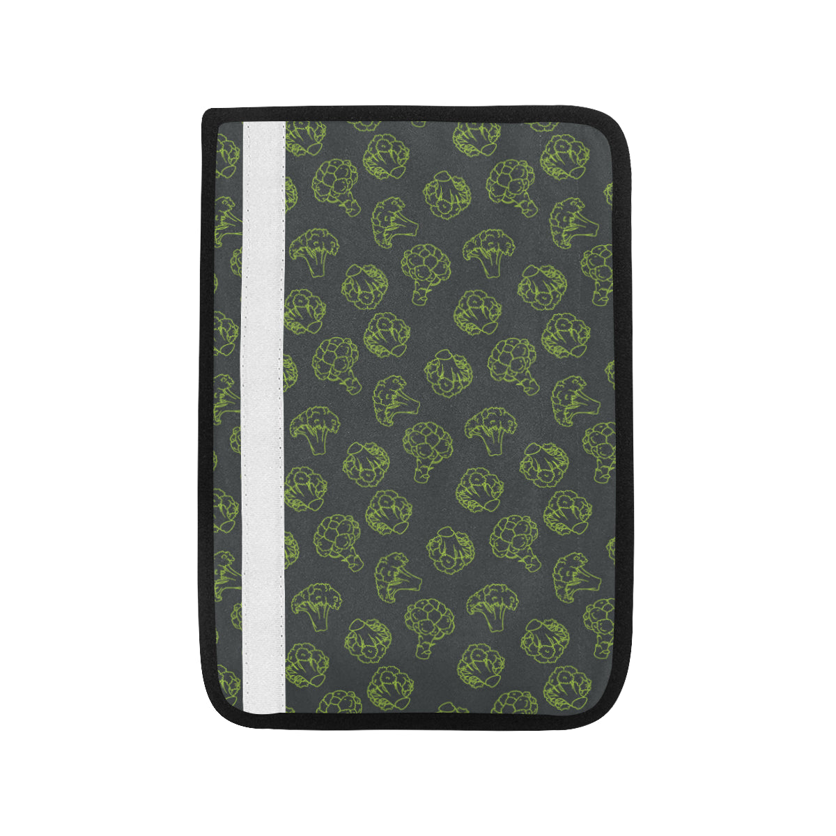 Broccoli Pattern Print Design 01 Car Seat Belt Cover