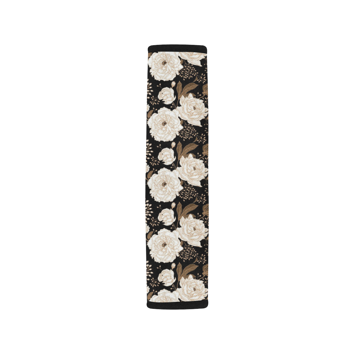 Peony Pattern Print Design A02 Car Seat Belt Cover