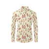 Cupcake Pattern Print Design 04 Men's Long Sleeve Shirt