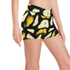 Pear Pattern Print Design PE01 Yoga Shorts