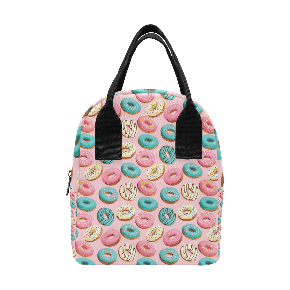 Donut Pattern Print Design DN06 Insulated Lunch Bag