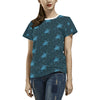 Sea Turtle Print Design LKS308 Women's  T-shirt