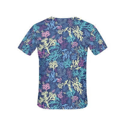 Seaweed Print Design LKS301 Women's  T-shirt