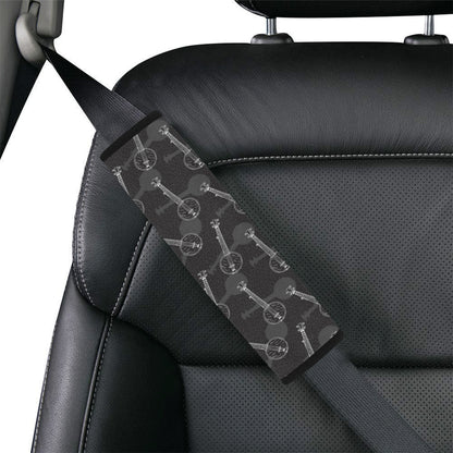 Banjo Pattern Print Design 03 Car Seat Belt Cover