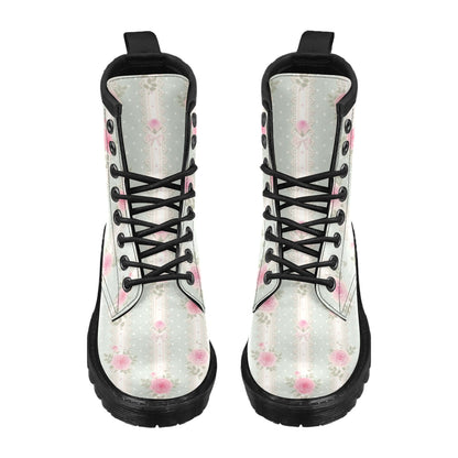 Rose Pattern Print Design RO016 Women's Boots